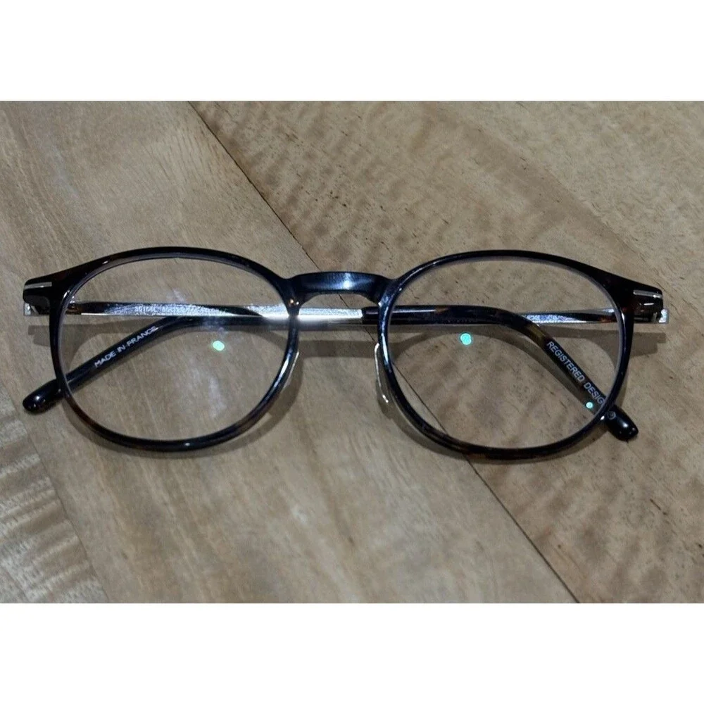 Morel Tortoise Shell Round Rim Eyeglasses Full Rim Frames Only